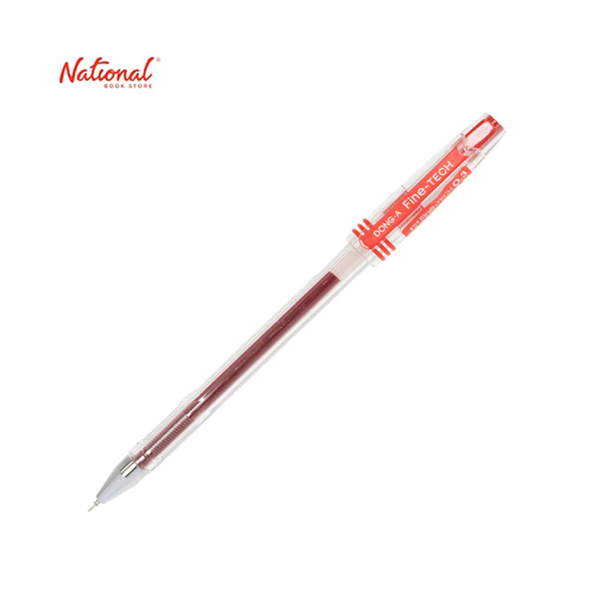 Dong-A Fine Tech 3 Ballpoint Pen, Red