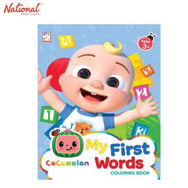 Cocomelon My First Words Coloring Book Trade Paperback by Precious Pages