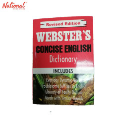 Webster English-Dictionary Concise Trade Paperback