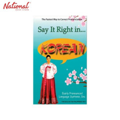 Say It Right in Korean Trade Paperback by Mcgraw Hill Education