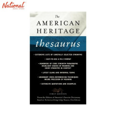 The American Heritage Thesaurus Trade Paperback by...