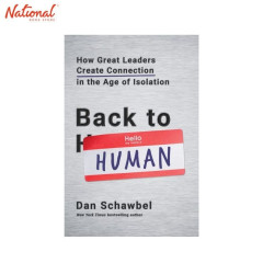 Back to Human Hardcover by Dan Schawbel