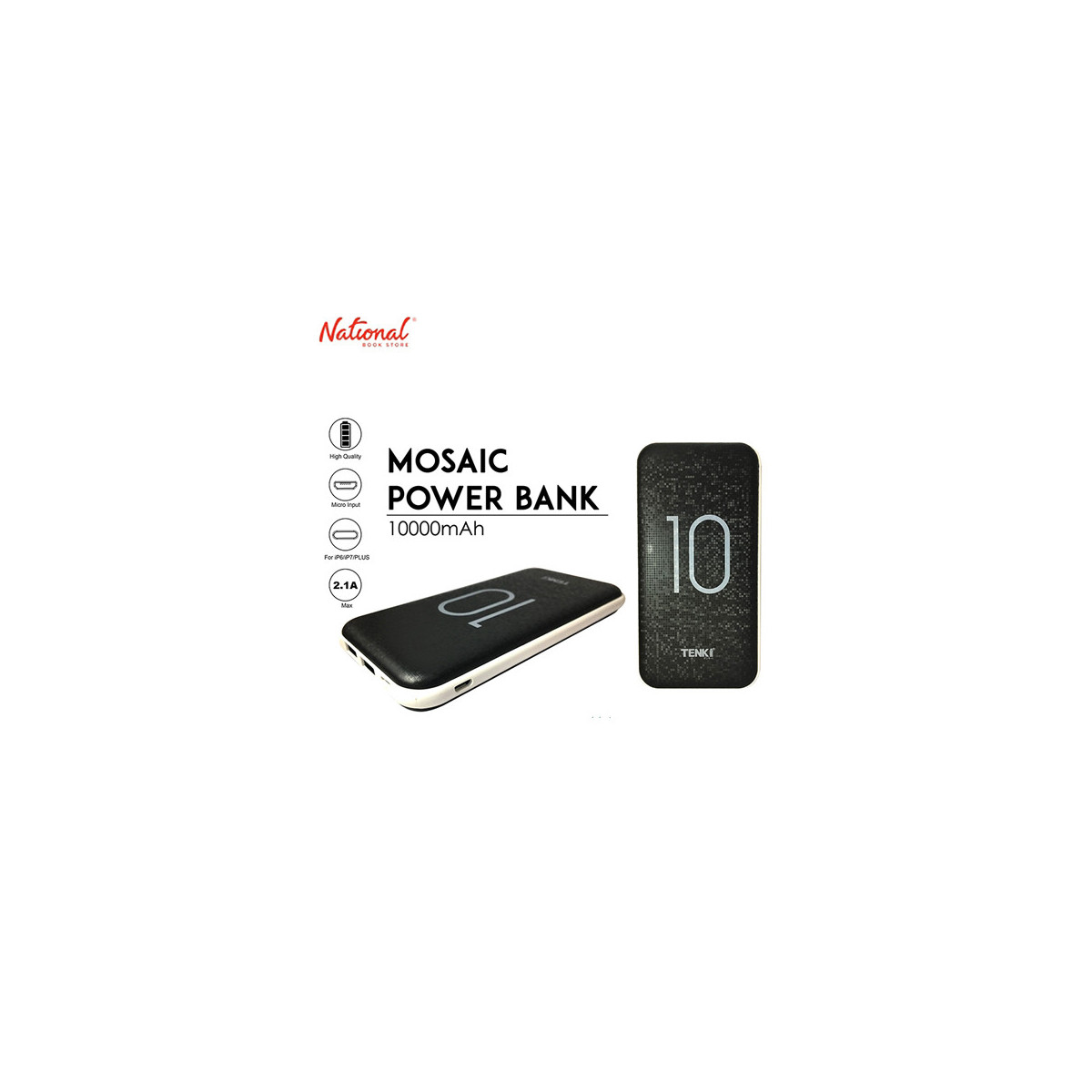 TENKI Powerbanks TP-26 Black 10,000 mah