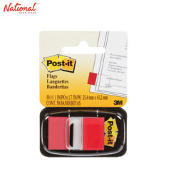 POST-IT TAPE FLAG NO. 680 1X1.71 RED 50S