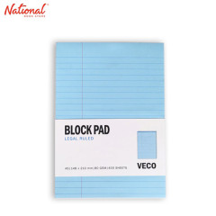Veco Block Pad Blue A5 400 sheets Paper