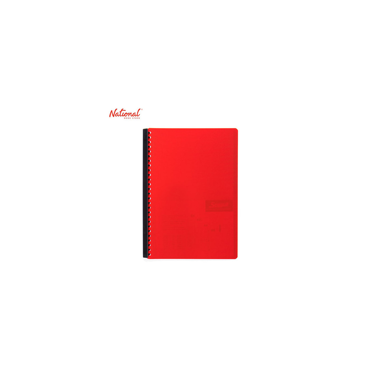 Seagull Clearbook Refillable CH23 Short 20Sheets Red