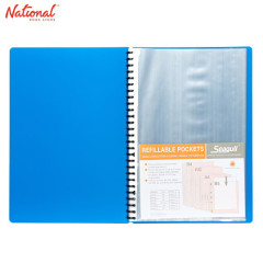 Seagull Clearbook Refillable CH23 Short 20Sheets Blue