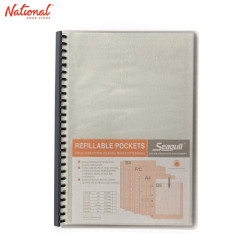 Seagull Clearbook Refillable 8827 Long 20Sheets Smoke