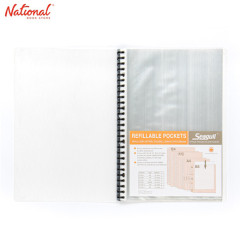 Seagull Clearbook Refillable 8827 Long 20Sheets White