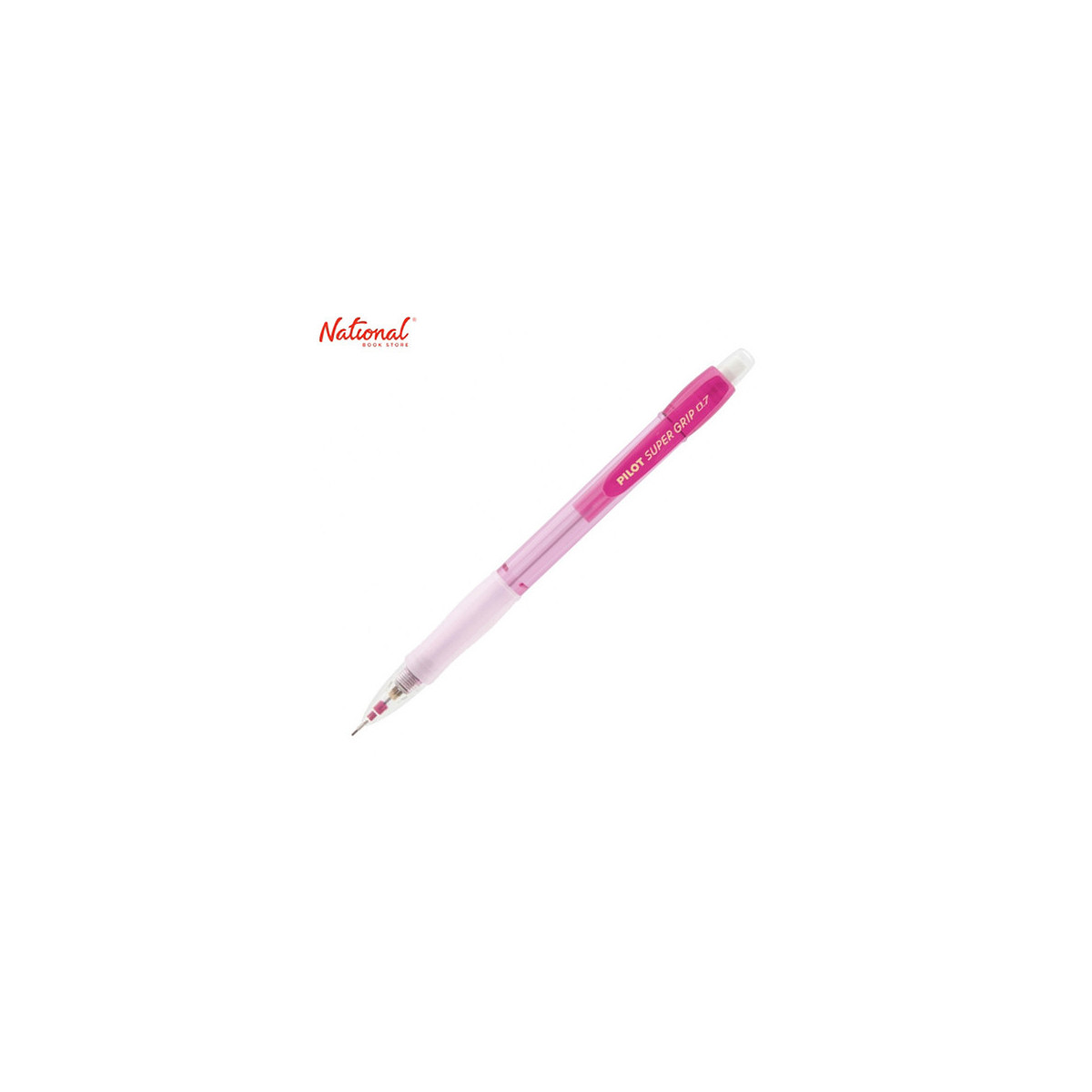 Pilot Mechanical Pencil Super Grip 0.7mm, Neon Red H-187N-R