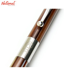 Itoya Romeo No.3 Ballpoint Pen Brass Wide Brown Barrel R122 (Ballpen)