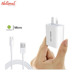 Onda Micro Usb Cable A10 White For Iphone W- Adapter Fast...