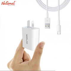 Onda Micro Usb Cable A10 White For Iphone W- Adapter Fast Charging