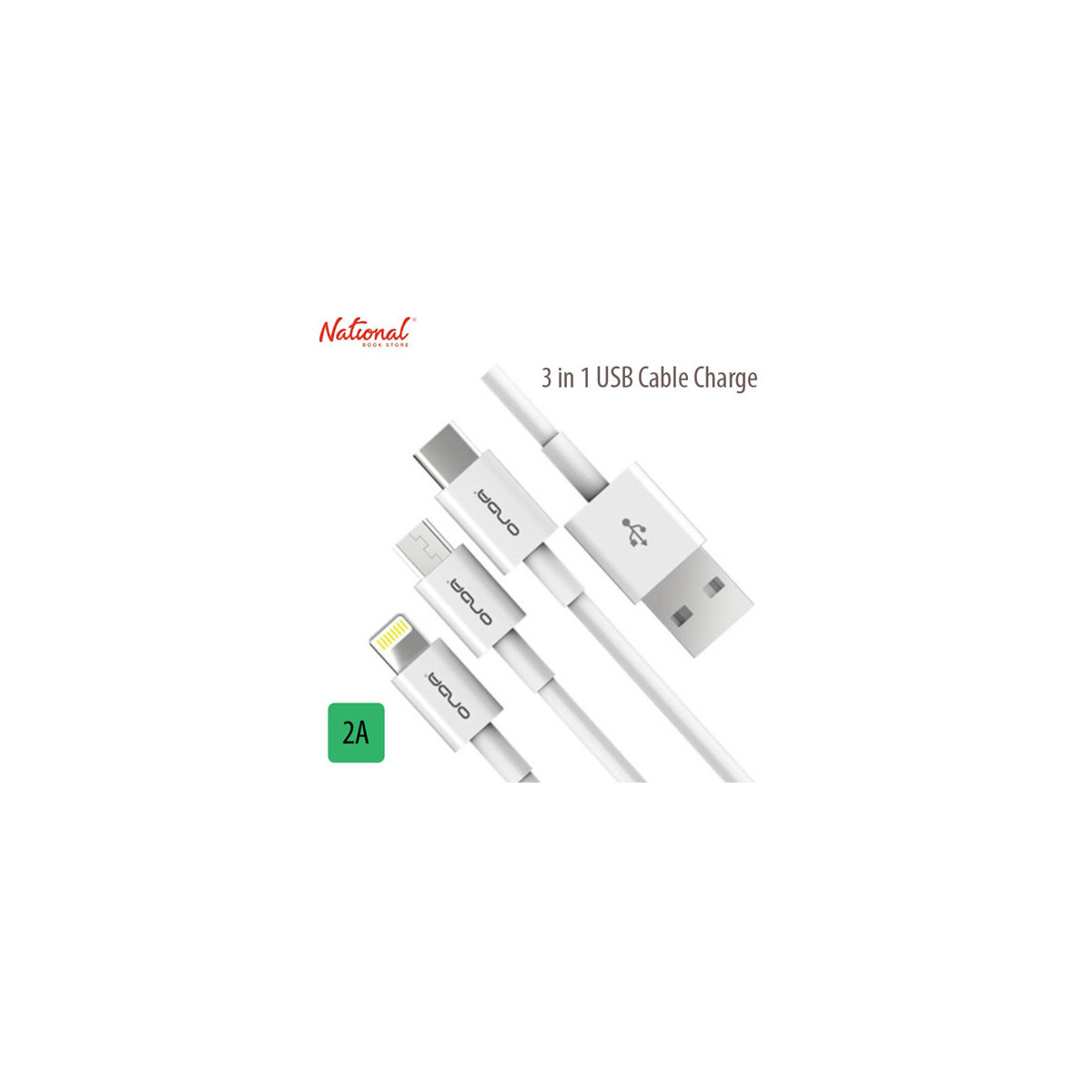 Onda Usb Cable xc13 White 3In1 Cable