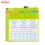 Moku Magnetic Calendar 14x14 Dry Erase, Green