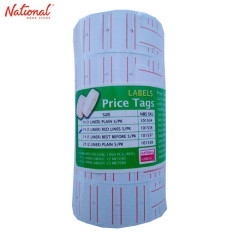 Edisy Price Label 12x21.5 mm 2 Line 5 Rolls Per Pack