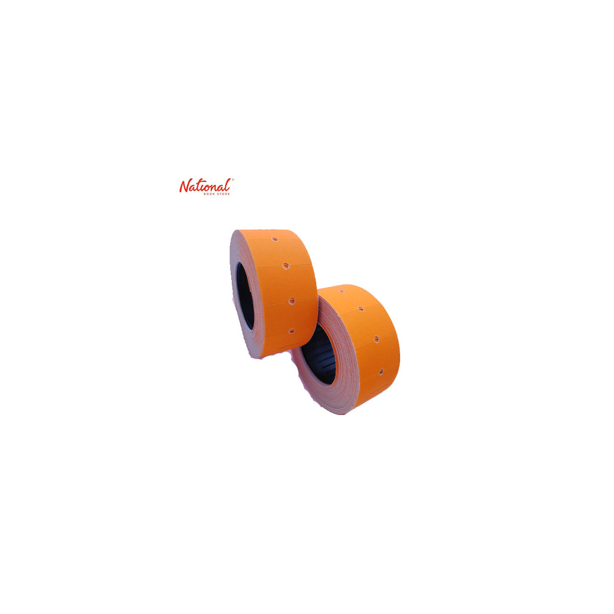 Optima Price Tag Label Ptag Iy 12x22 mm 2Rolls 1200S Flourescent Orange