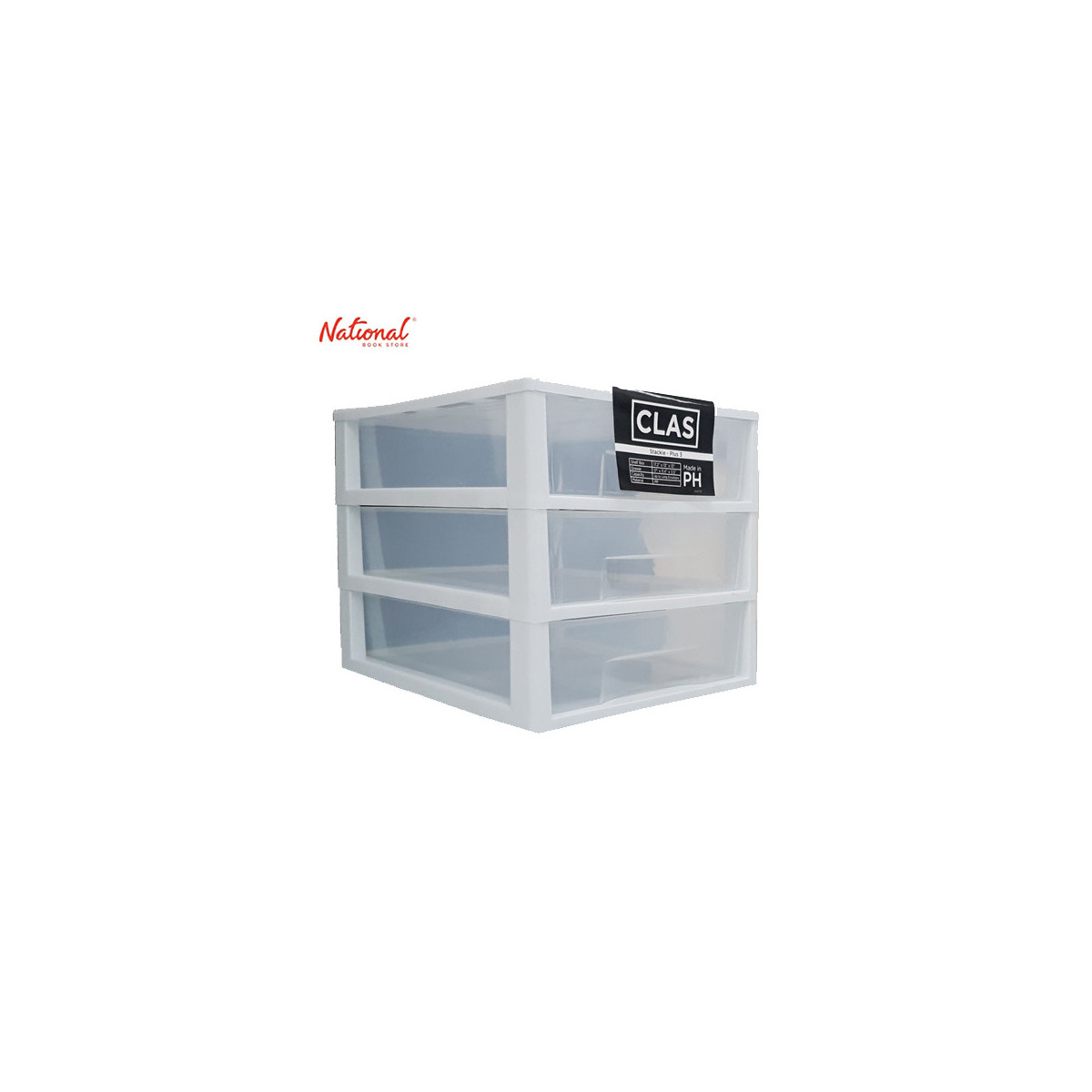 Clas Multi Tray Drawer Stackie Plus 3 Layer, Clear