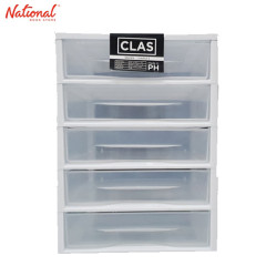 Clas Multi Tray Drawer 5 Layers, Clear