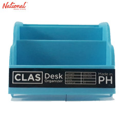 Clas Desk Organizer 3 Slots, Blue