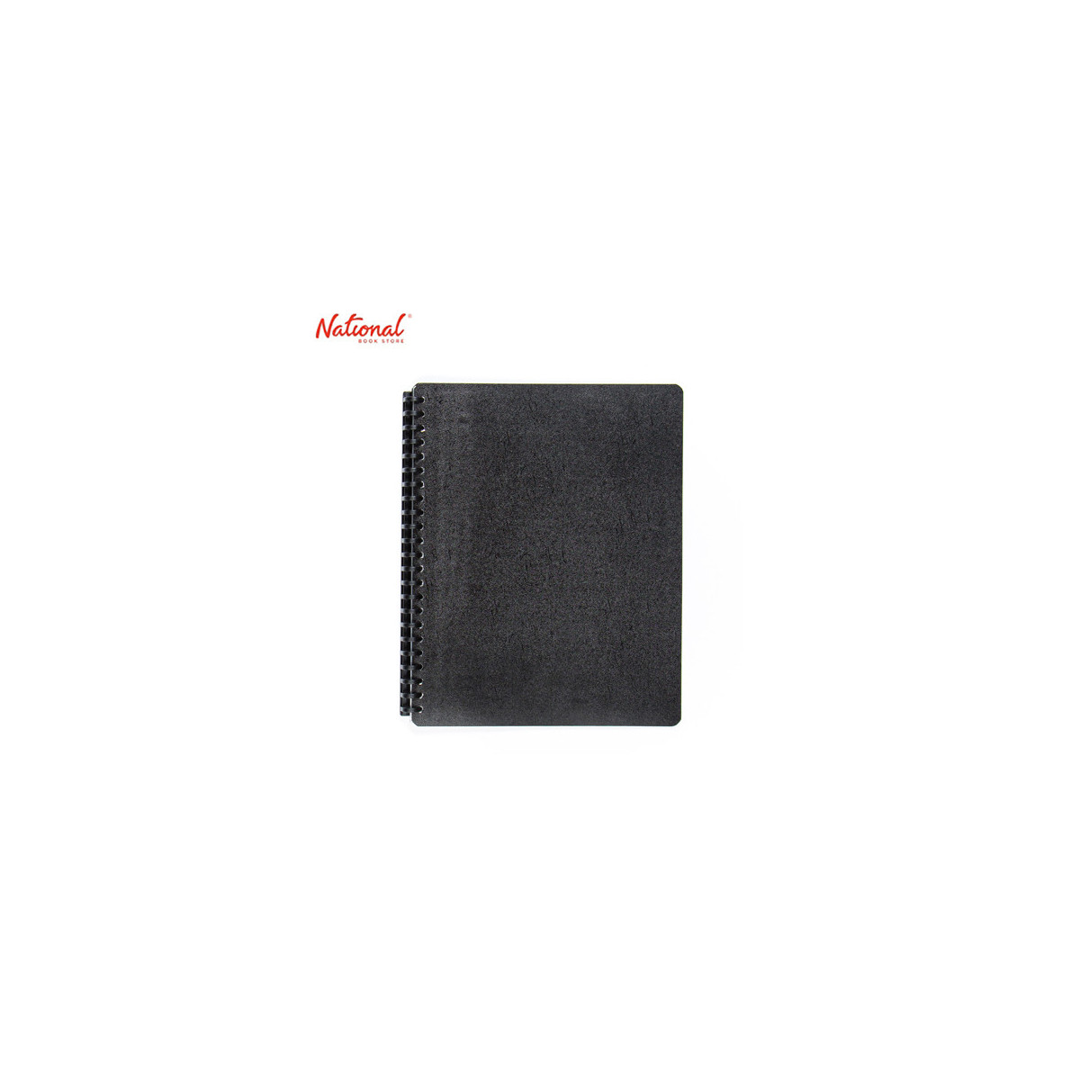 SEAGULL CLEARBOOK REFILLABLE 2023  SHORT 20SHEETS 23HOLES PLAIN BLACK
