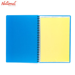 SEAGULL CLEARBOOK REFILLABLE 2027  LONG 20SHEETS 27HOLES SOLID COLOR BLUE