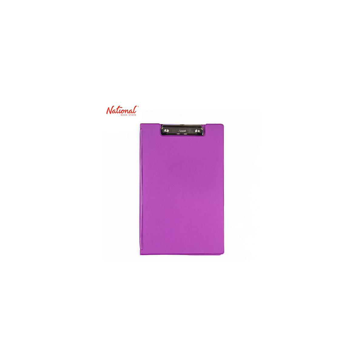 SEAGULL CLIPBOARD 5011  LONG WITH COVER WIRE CLIP PVC MATERIAL VERTICAL WITH PEN HOLDER VIOLET