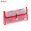 SEAGULL EXPANDING FILE PZT4303  CHEQUE  GARTER LOCK W COLORED TAB, RED