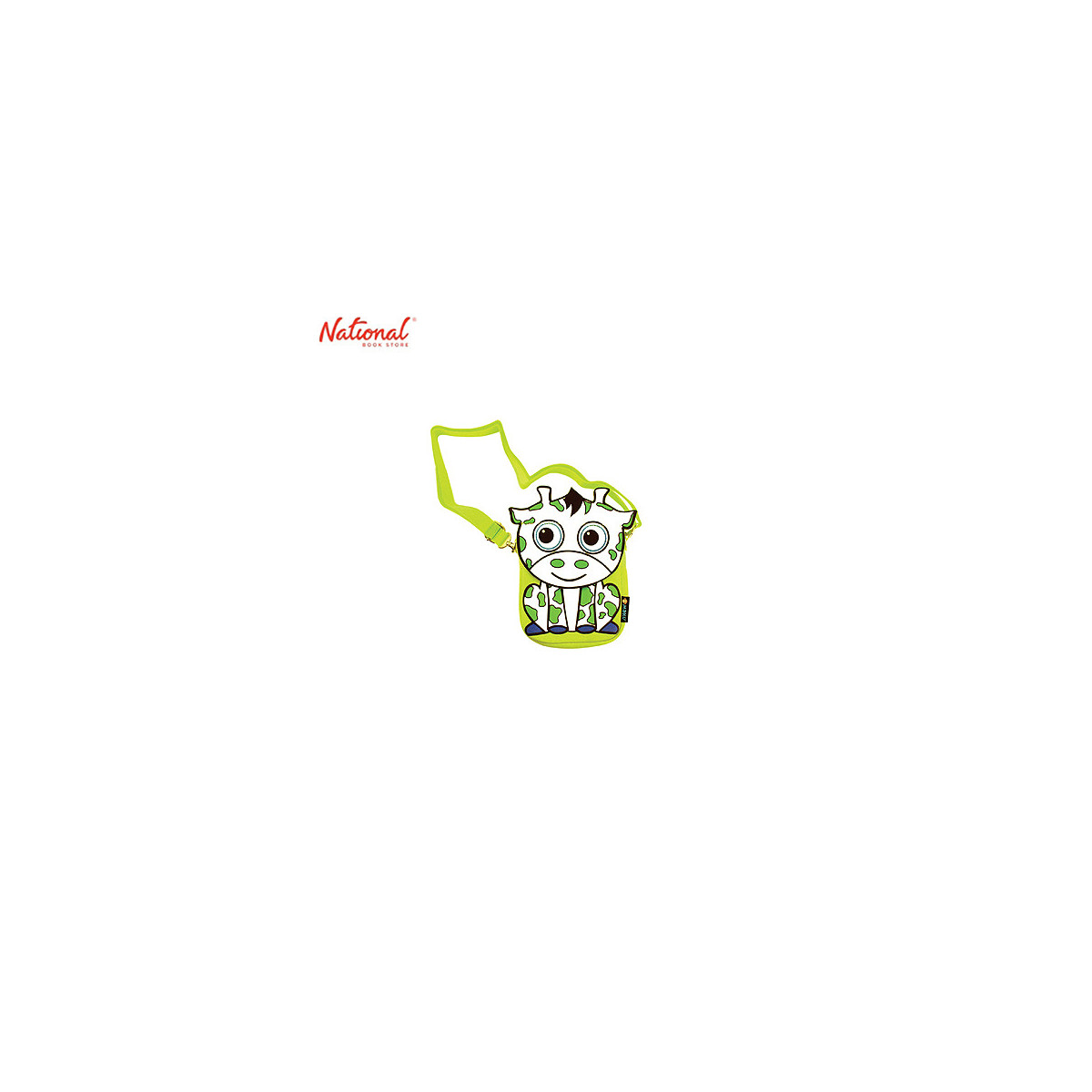 Moku Sling Bag Jerrygiraffe-G-1601 Animal Print Green/For Kids/Neoprene