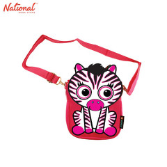 Moku Sling Bag Bellazebra-HP-1601 Animal Print Pink/For Kids/Neoprene