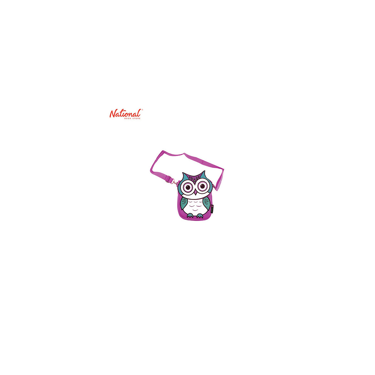Moku Sling Bag Maggieowl-P-1601 Animal Print Pink/For Kids/Neoprene