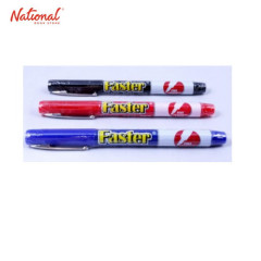 Faster Permanent Marker with Clip 1.0mm, Blue 700