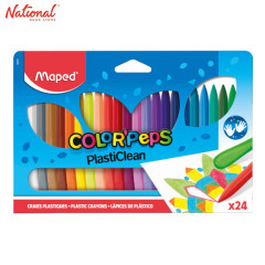 Maped Color'peps Plasticlean Crayons 24 colors