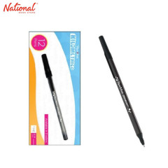 Mongol Exam Pencil Case with Mongol Crayon 8s and Kilometrico Ballpoint Pen Black 12s 4021298