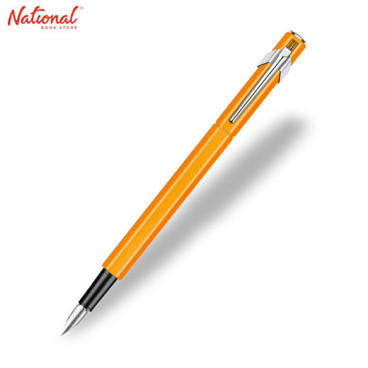 Caran d'Ache 849 Fountain Pen Medium Nib Fluorescent Orange 840.03