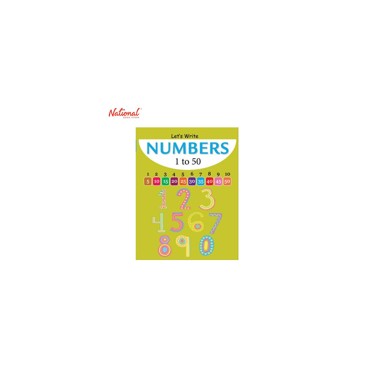 Let's Write Numbers 1-50 Trade Paperback