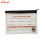 Document Card Case Transparent with Black Zipper 17x12.5cm