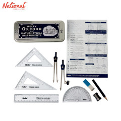 Maped Helix Math Set Oxford 9 Pieces Silver B35009