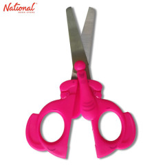 Moku Kiddie Scissors Elephant Design Pink 5 inches S-AS-K-1601