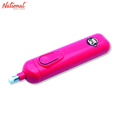 Moku Retractable Eraser Battery Operated with 20 Refill Pink EE-PH-P-1601