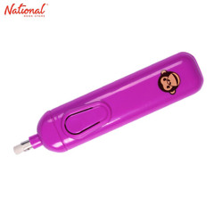 Moku Retractable Eraser Battery Operated with 20 Refill Purple EE-PH-HP-1601