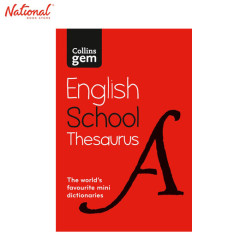 Collins Gem: English School Thesaurus Trade Paperback by...
