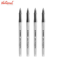 Stabilo Galaxy 818 Ballpoint Pens 3+1 Value Pack Black