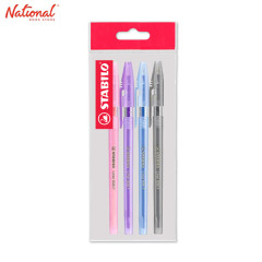 Stabilo Liner 808 Ballpoint Pens 3+1 Value Pack...