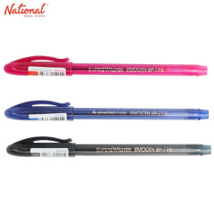 Superbwriter BP775 Ballpoint Pens 3's Black/Blue/Red
