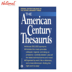 The American Century Thesaurus Mass Market by Laurence...