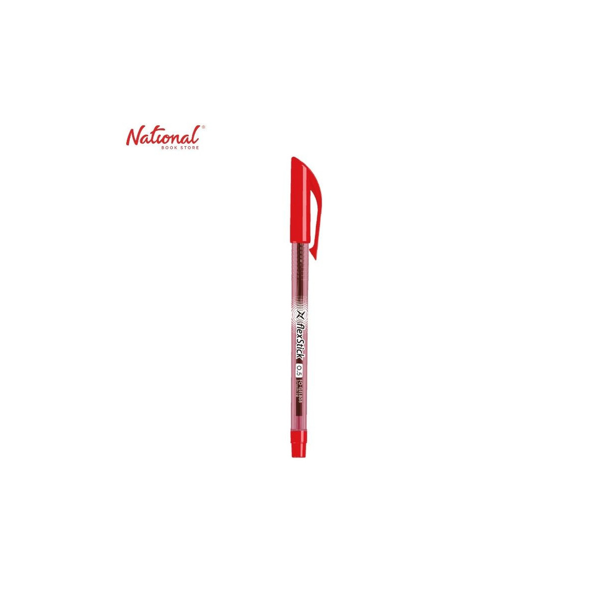 Flex Office Flexstick Gel Pen Red 0.5mm FO-GELB08