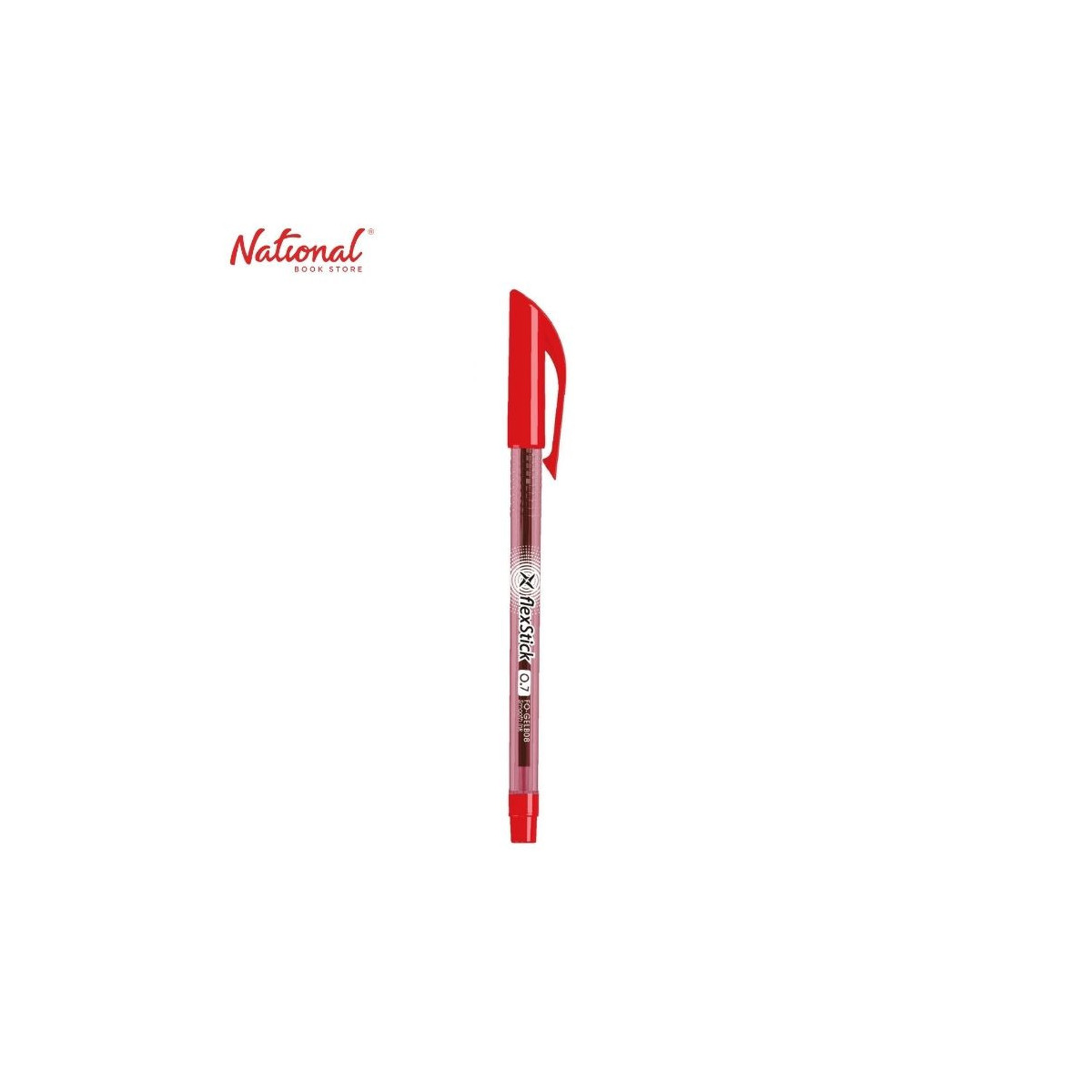 Flex Office Flexstick Gel Pen Red 0.7mm FO-GELB08
