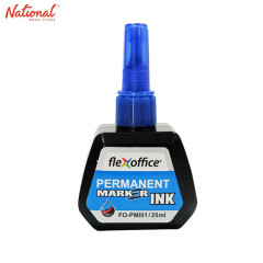 Flex Office Permanent Marker Ink Refill Bottle Blue 25ml...