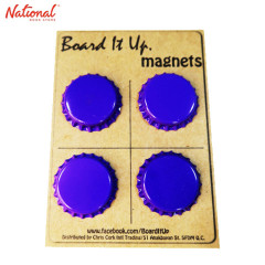 Magnet Button 4pieces per pack Bottle Plain, Purple